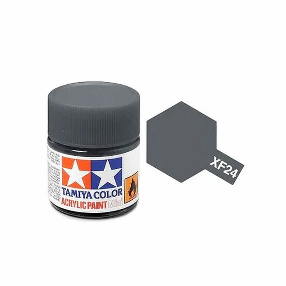 Peinture acrylique gris foncé mat 10ml - Tamiya 81724 / XF24