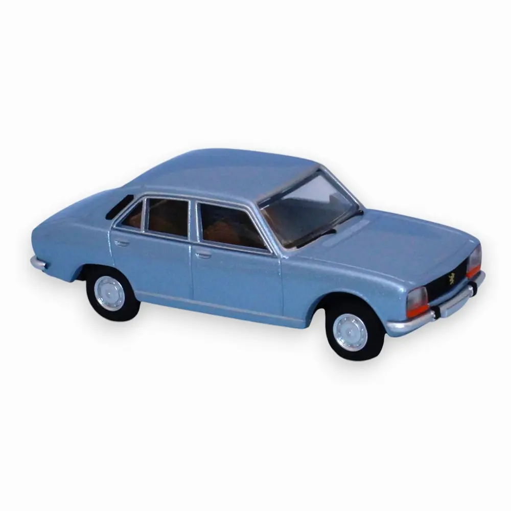 Peugeot 504 limousine, bleu matin métallisé (brekina 29121) - Sai 6603 - HO 1/87