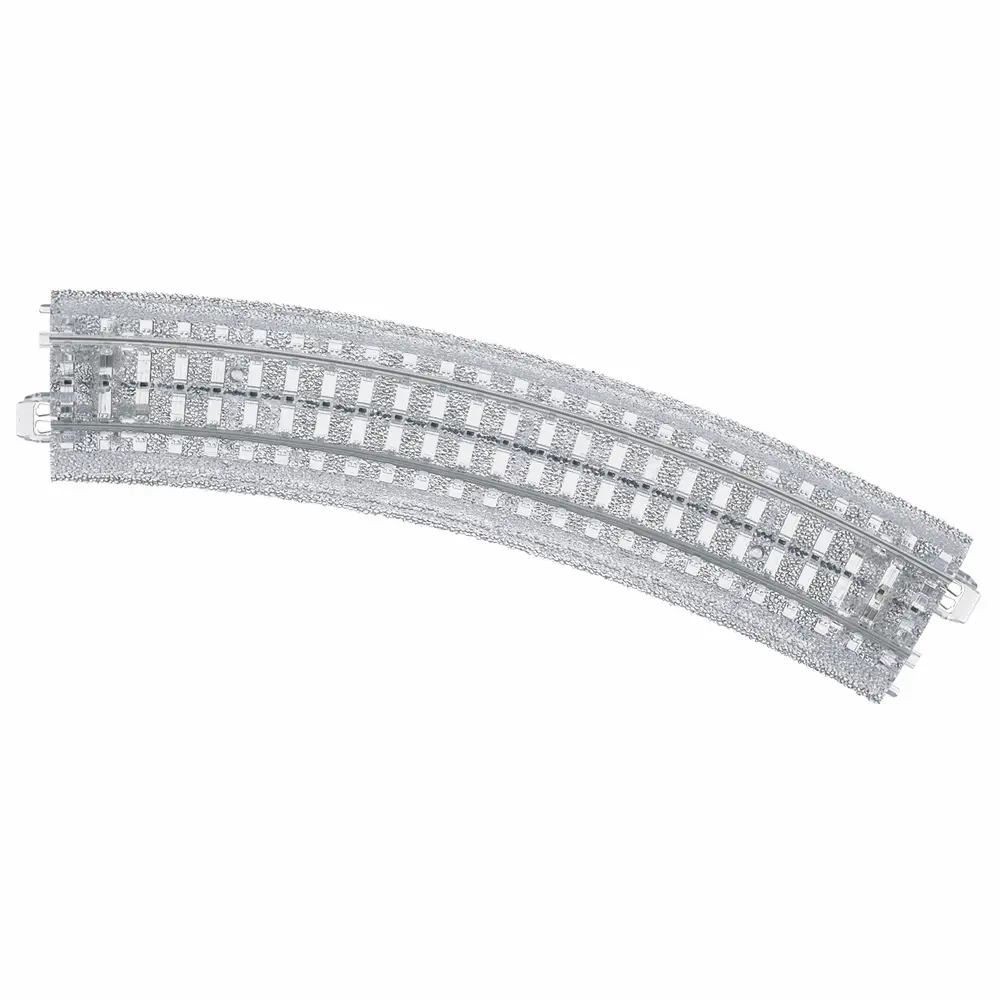 6 éléments de voie C courbe transparent, R1 = 360 mm / 30° - Märklin 20196 - HO 1/87