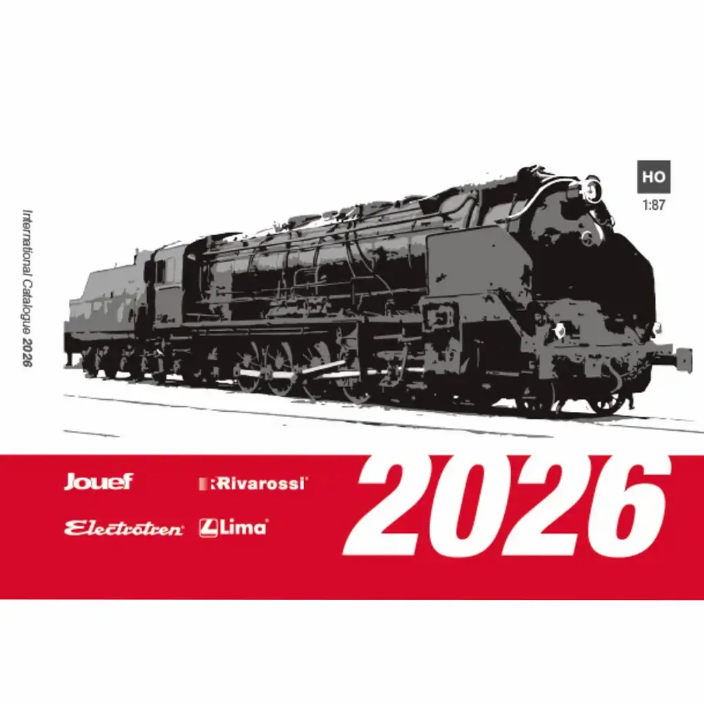 Catalogue général HO Jouef, Rivarossi, Electrotren, Lima 2026 - Hornby HP2026H0