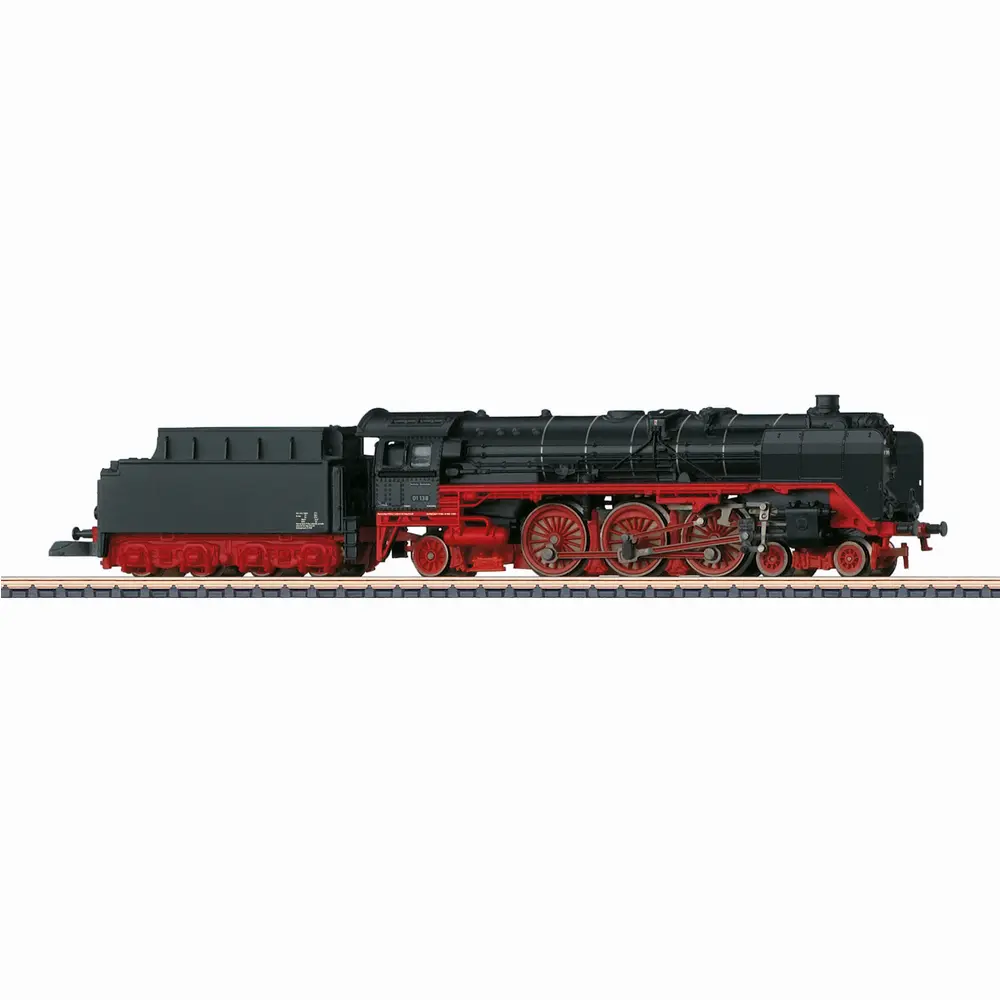 Locomotive à vapeur BR 01, écrans pare-fumée Wagner, tender charbon - Märklin 88015 - Z 1/220 - DB - Ep III - Analogique - 2R