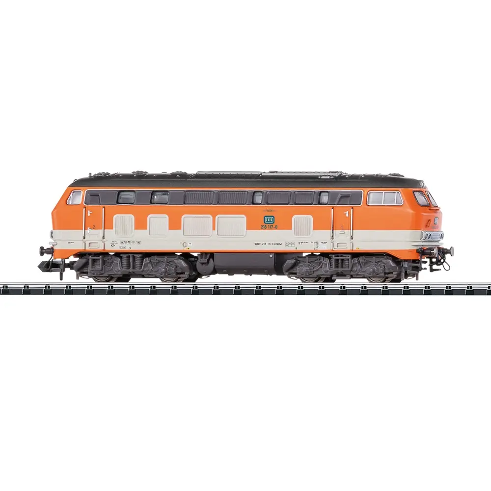 Locomotive diesel 218 117-0 "NeSA Railroad Operating Cie" - Minitrix 16826 - N 1/160 - DB - Ep VI - Digital sound - 2R