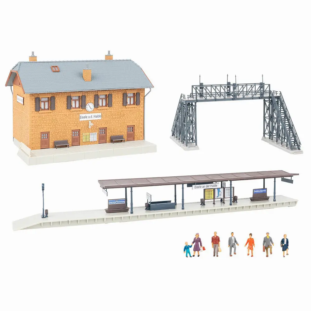 Ensembles d'actions Gare d'Eisele - Faller 190095 - HO 1/87