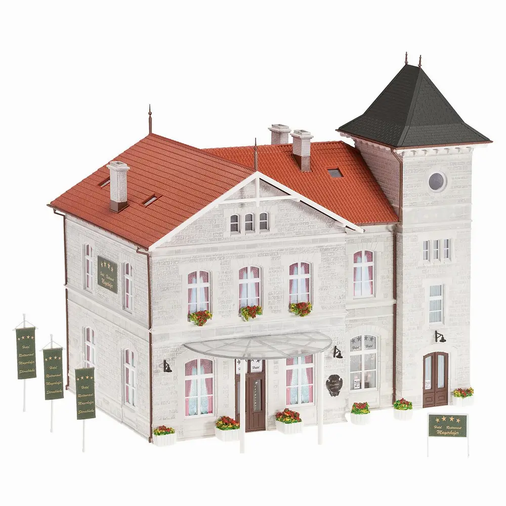 Hôtel avec restaurant gastronomique - Faller 130458 - HO 1/87