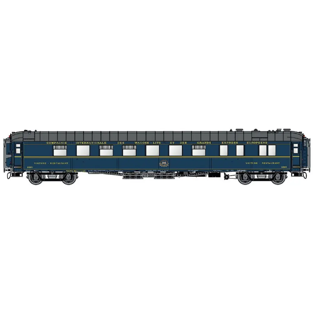 Voiture restaurant WR 56 places Dyle et Bacalan - LS Models 49200 - HO 1/87 - CIWL - Ep IIb - 2R