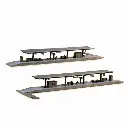 Quai de gare couvert - Auhagen 11376 - HO 1/87