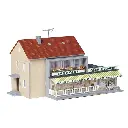 Commerce "Épicerie" avec habitation Auhagen 12238 - HO : 1/87 - 180 x 95 x 98 mm