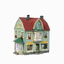 Boulangerie avec habitation HO 1/87 Auhagen 12247