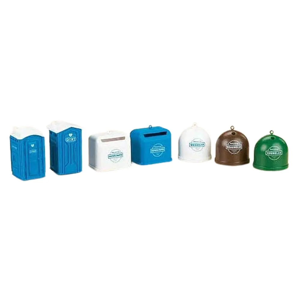 7 conteneurs pour tri sélectif