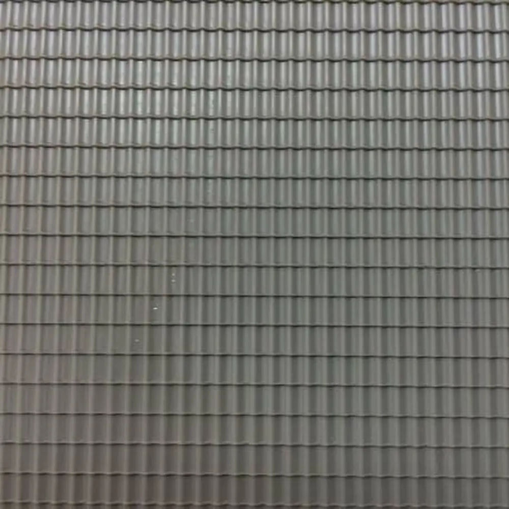 Plaque Plastique Toit Tuiles Grises - AUHAGEN 52426 - HO : 1/87