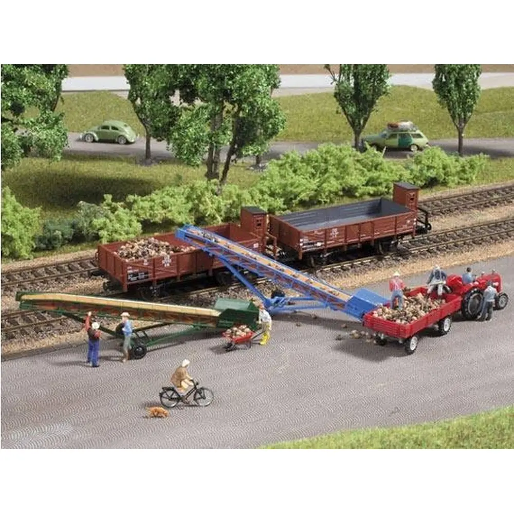 2 convoyeurs à bande - Auhagen 41630 - HO 1/87