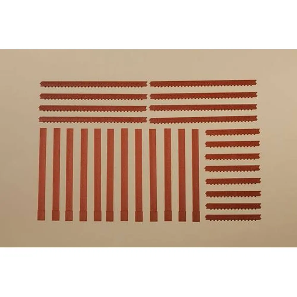 Piliers et frises de briques rouges AUHAGEN 80402 HO 1/87