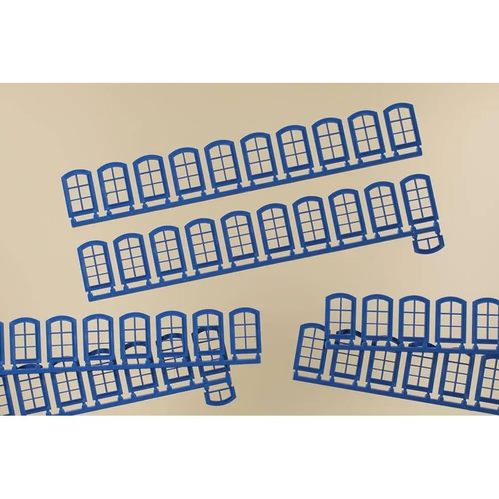 Fenêtres bleues - HO 1/87 - Auhagen 80217
