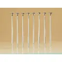 Lot de 8 lampadaires modernes