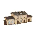 Gare de petite ville "Flöhatal" - Auhagen 11368 - HO 1/87 - 272 pièces