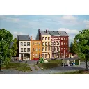 4 maisons en demi-relief SchmidtstraBe AUHAGEN 11467 - HO 1/87 387x45x214mm