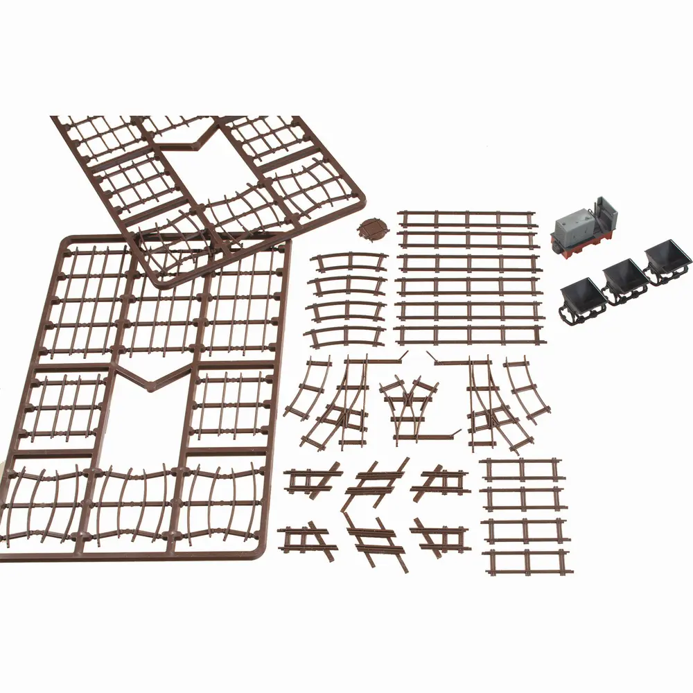 Kit complet "Chemin de fer de campagne" Auhagen 41700 - HOf 1/87