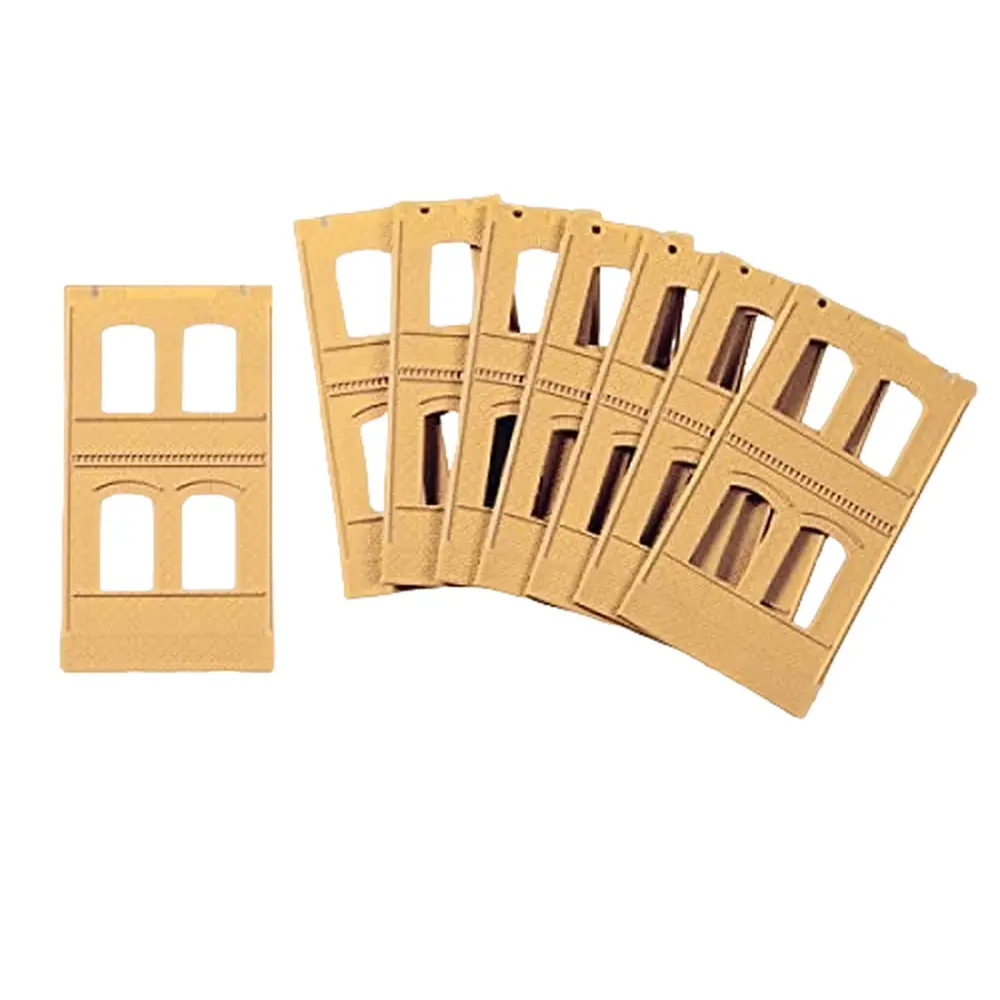 Kit de 8 murs 2322A avec fenêtres Auhagen 80608 - HO : 1/87 - système modulaire