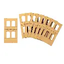 Kit de 8 murs 2322A avec fenêtres Auhagen 80608 - HO : 1/87 - système modulaire