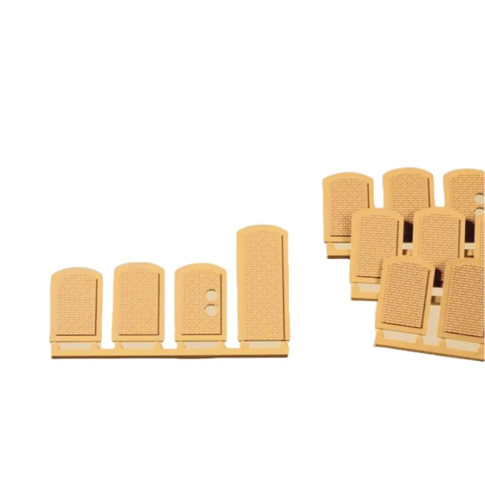 Kit de 16 fenêtres jaunes Auhagen 80206 - HO : 1/87 - système modulaire