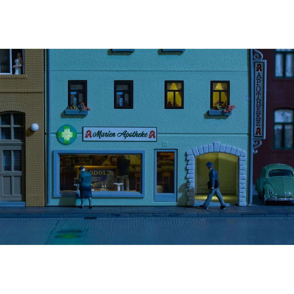 Croix de Pharmacie à LED - Auhagen 58107 - HO 1/87