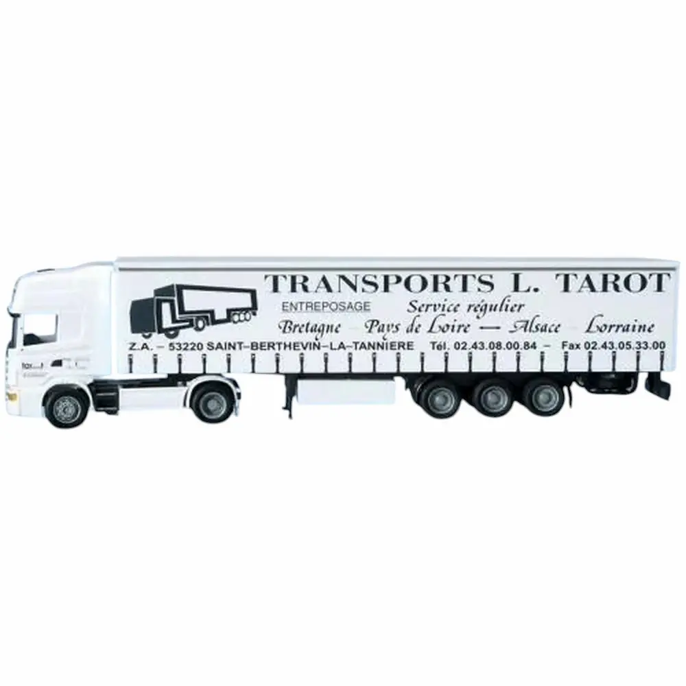 Camion semi-remorque SCANIA 4 R "L. TAROT" - AWM 54525 - HO 1/87