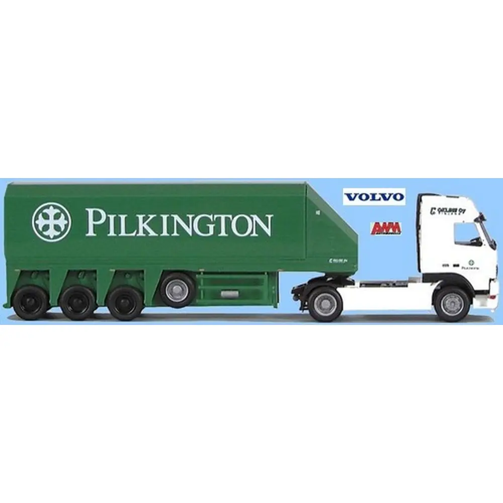 Semi remorque Volvo FH Glob, "Pilkington" - AWM 70930 - HO 1/87
