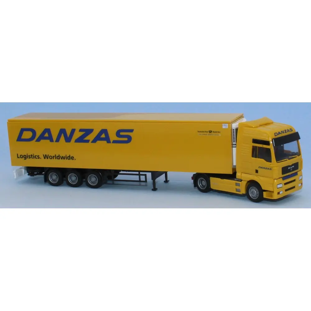 Semi-remorque frigorifique MAN TGA XXL aerop / "DANZAS" - AWM 71650 - HO 1/87