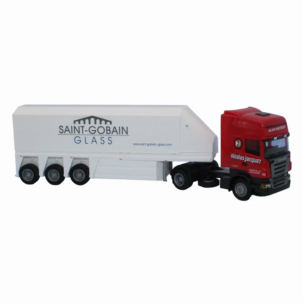 Semi remorque Scania R topline/Aerop, "Saint Gobain" - AWM 73672 - HO 1/87
