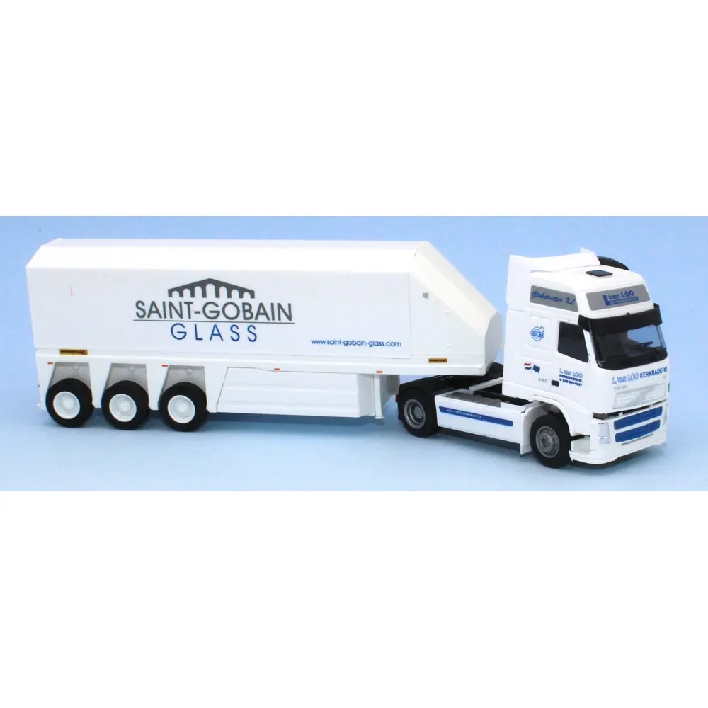 Semi remorque Volvo FH XL aerop, "Van Loo / Saint Gobain" - AWM 73879 - HO 1/87