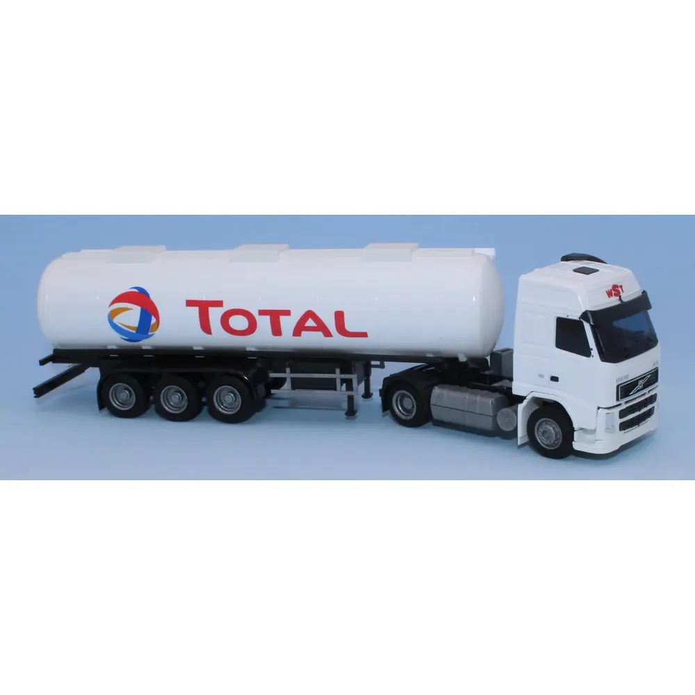 Semi remorque citerne Volvo FH Glob, "Total" - AWM 74291 - HO 1/87