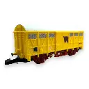 Wagon couvert G41.6 vache - Azar models W02-VA - Z 1/220 - SNCF - Ep III/IV - 2R