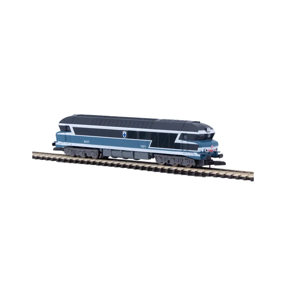 Locomotive diesel série CC72000 SNCF digitale - AZAR MODELS AZL02-BL1D - Z 1/220
