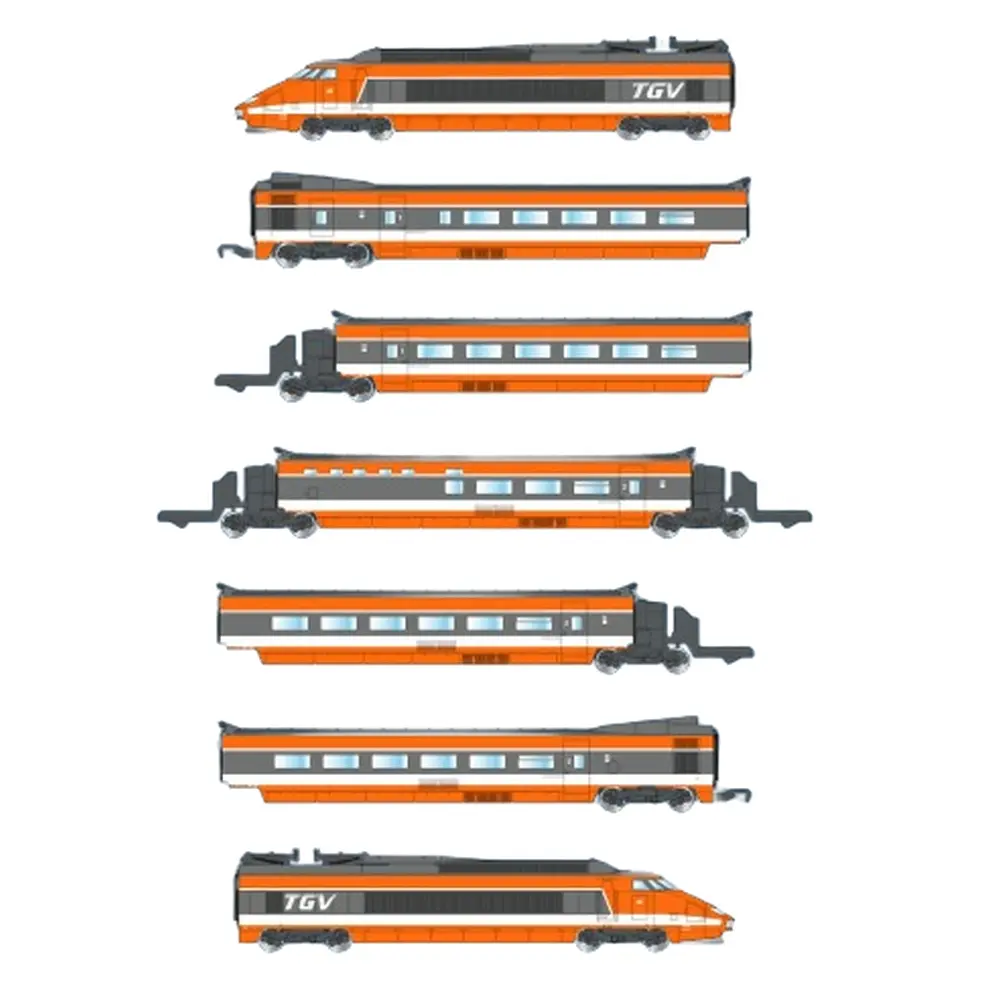 TGV PSE - Azar Models T01-OR1A - Z 1/220 - SNCF - EP IV - 2R - Analogique