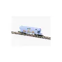 Wagon céréalier à bogies - AZAR MODELS W01-MM1 - Z 1/220 - SNCF - EP VI