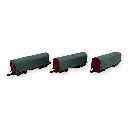 Coffret de 3 wagons bâchés shimms - Azar Models W03-SL3 - Z 1/220 - SNCF - Ep IV/V - 2R