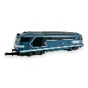 Locomotive diesel BB 67411 Bleue - Azar Models L01-BL3A - Z 1/220 - SNCF - Ep IV - Analogique - 2R