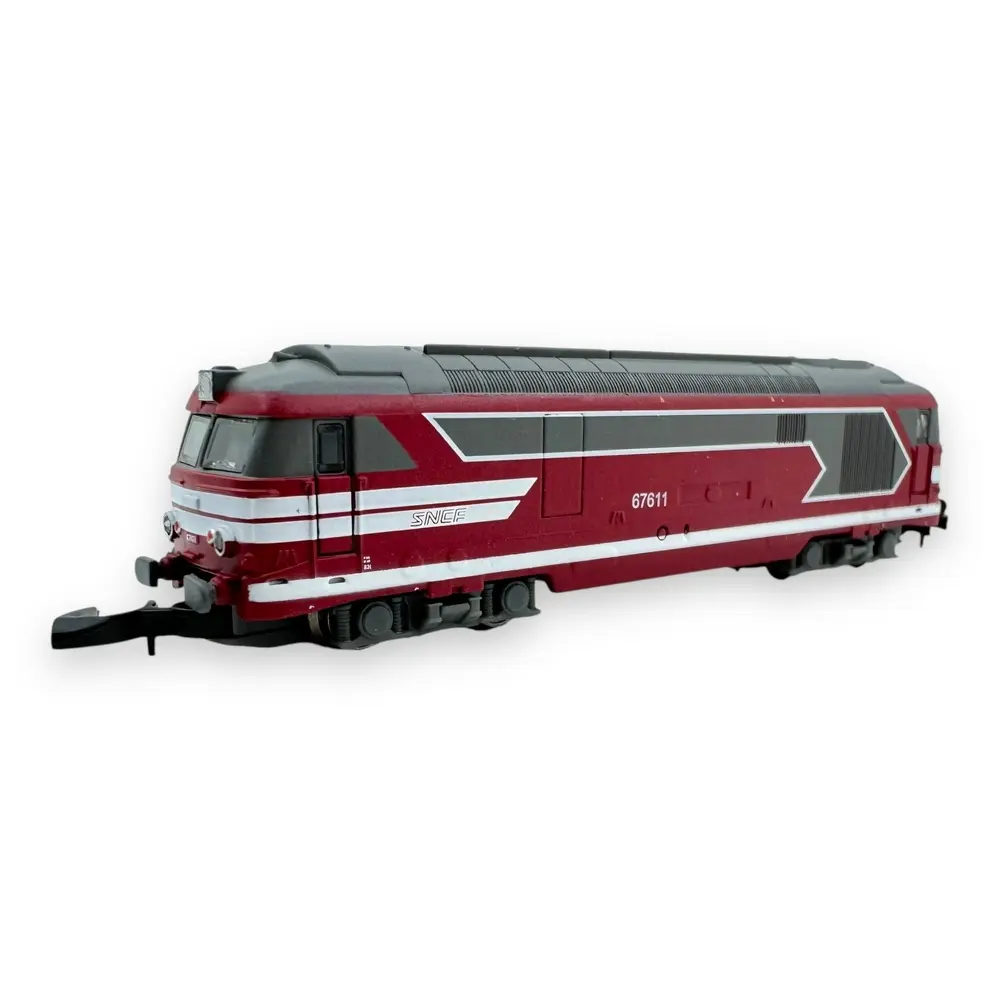 Locomotive diesel BB 67611 Capitole - Azar Models L01-CA1D - Z 1/220 - SNCF - Ep VI - Digital - 2R