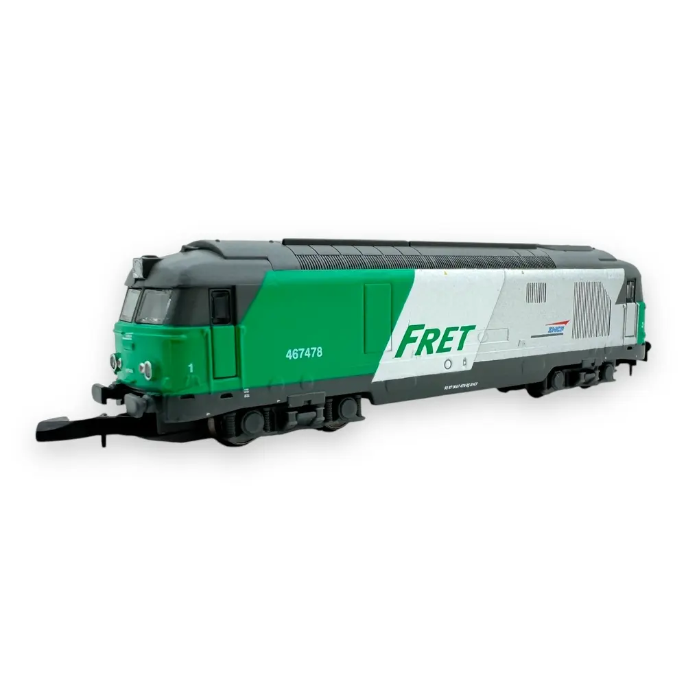 Locomotive diesel BB 67478 Fret - Azar Models L01-FR2A - Z 1/220 - SNCF - Ep V-VI - Analogique - 2R