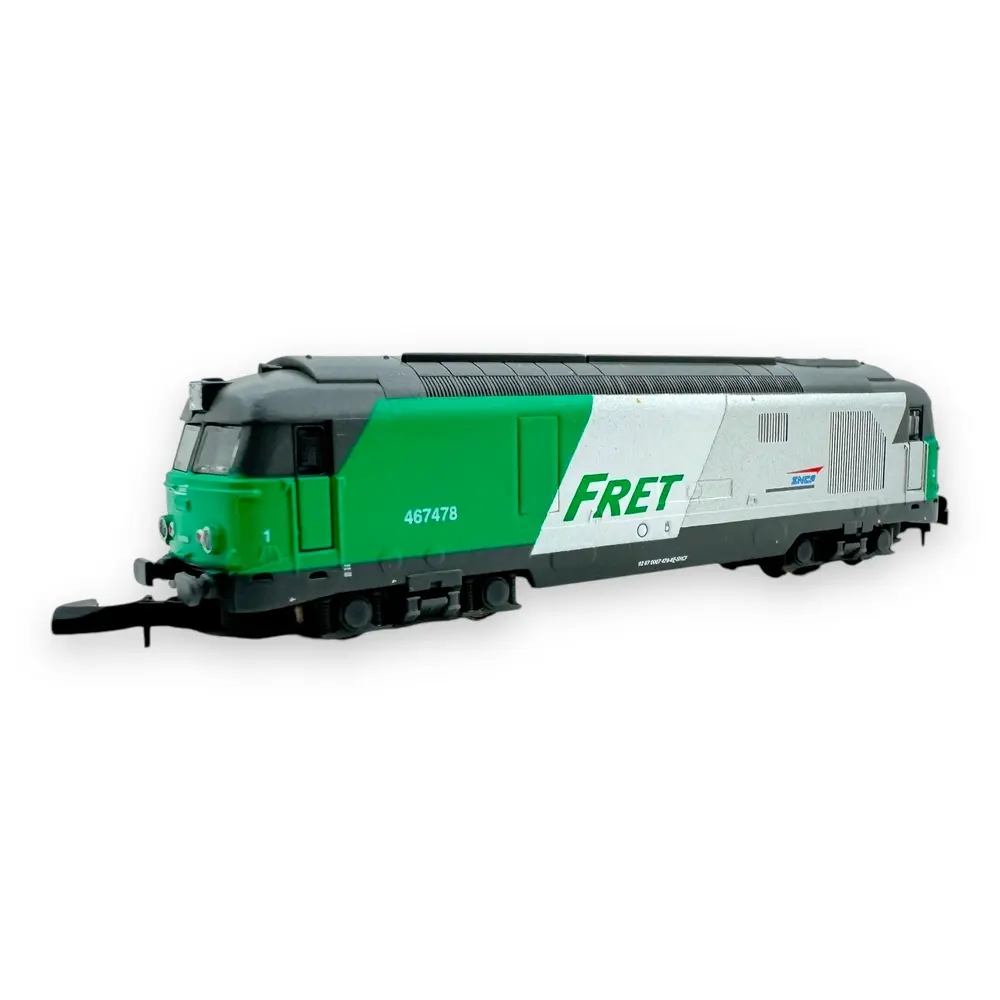 Locomotive diesel BB 67478 Fret - Azar Models L01-FR2D - Z 1/220 - SNCF - Ep V-VI - Digital - 2R