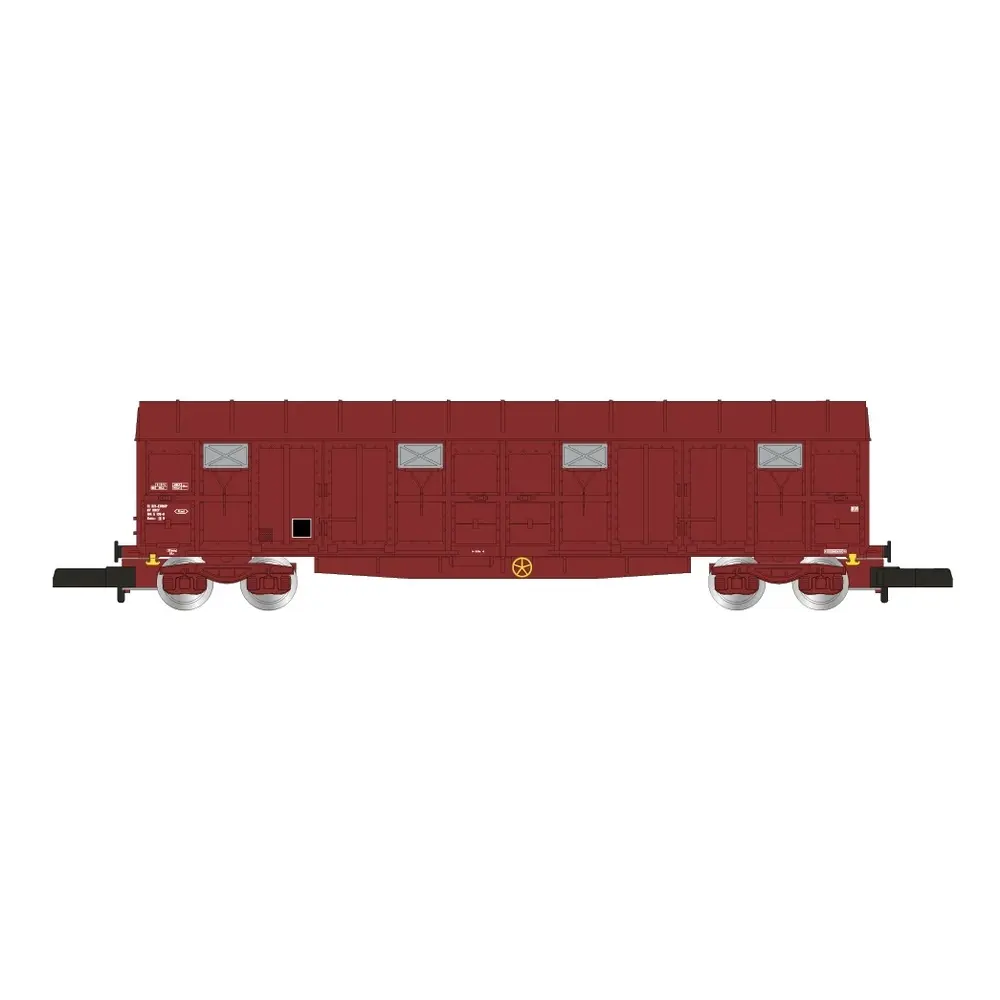 Wagon couvert à bogies - Azar Models W04-ST - Z 1/220 - SNCF