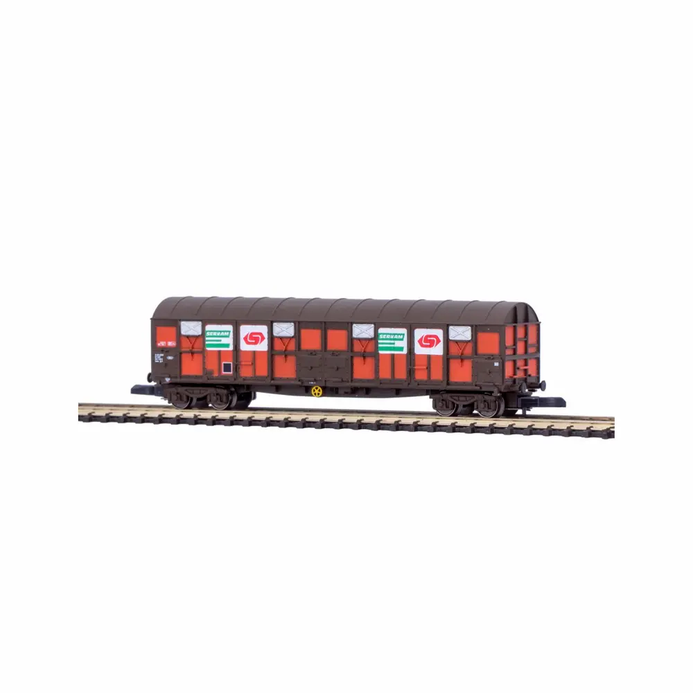Wagon couvert à bogies Sernam - Azar Models W04-SN - Z 1/220 - SNCF