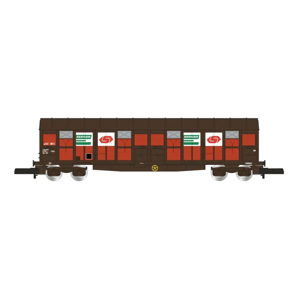Wagon couvert à bogies Sernam - Azar Models W04-SN - Z 1/220 - SNCF