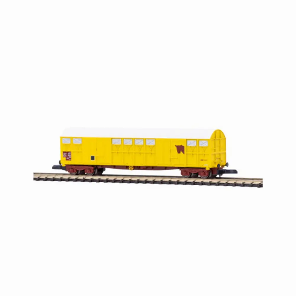 Wagon couvert à bogies pour le bétail - Azar Models W04-VA - Z 1/220 - SNCF