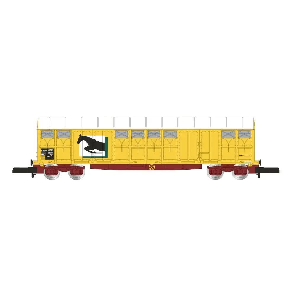 Wagons couvert à bogies - Azar Models W04-CH - Z 1/220 - SNCF