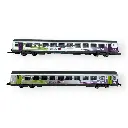 Coffret de deux voitures CORAIL VTU - Azar Models V01-ICP1 - Z 1/220 - SNCF