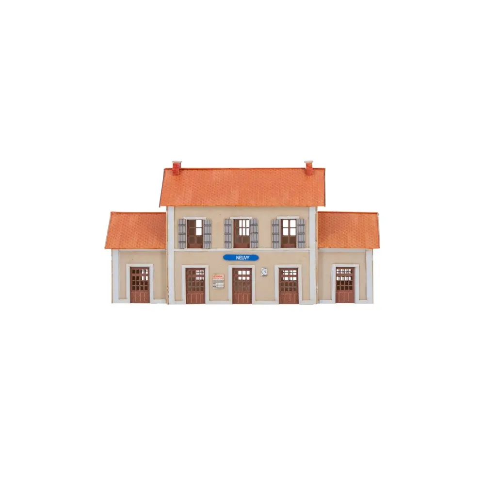 Bâtiment voyageur type Est (Kit) - Azar Models BAT006 - Z 1/220
