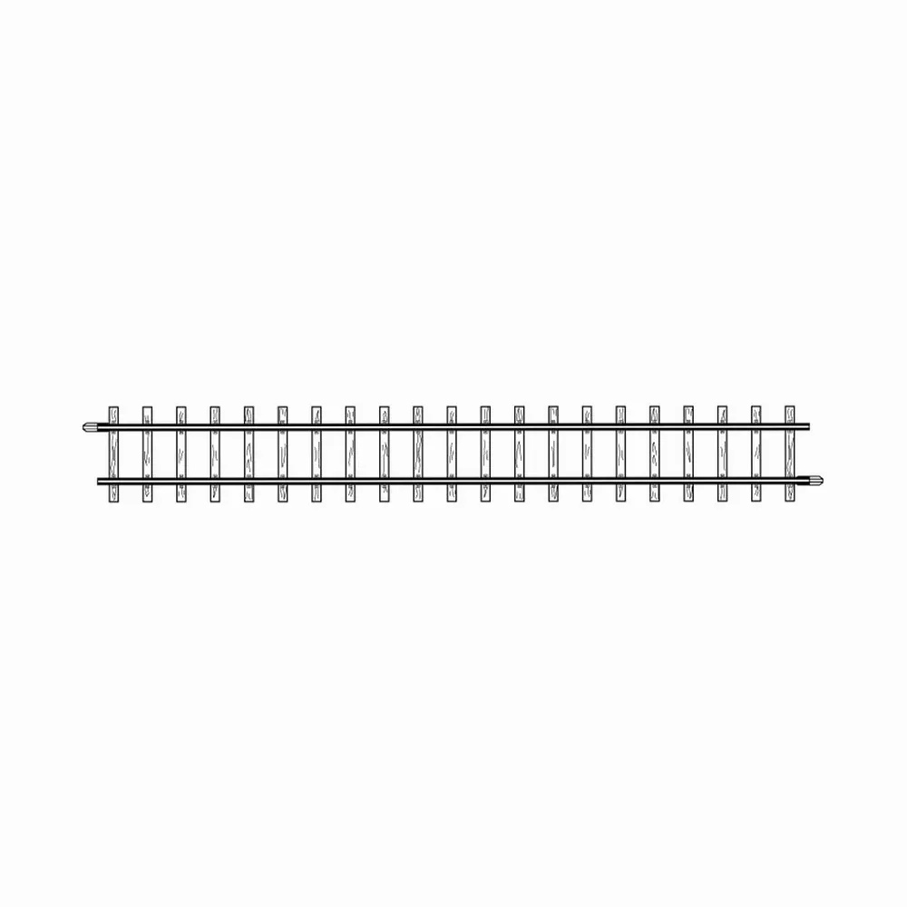Rail droit 162,3 mm code 83 - Bemo 4281000 - HOm 1/87 - 2R