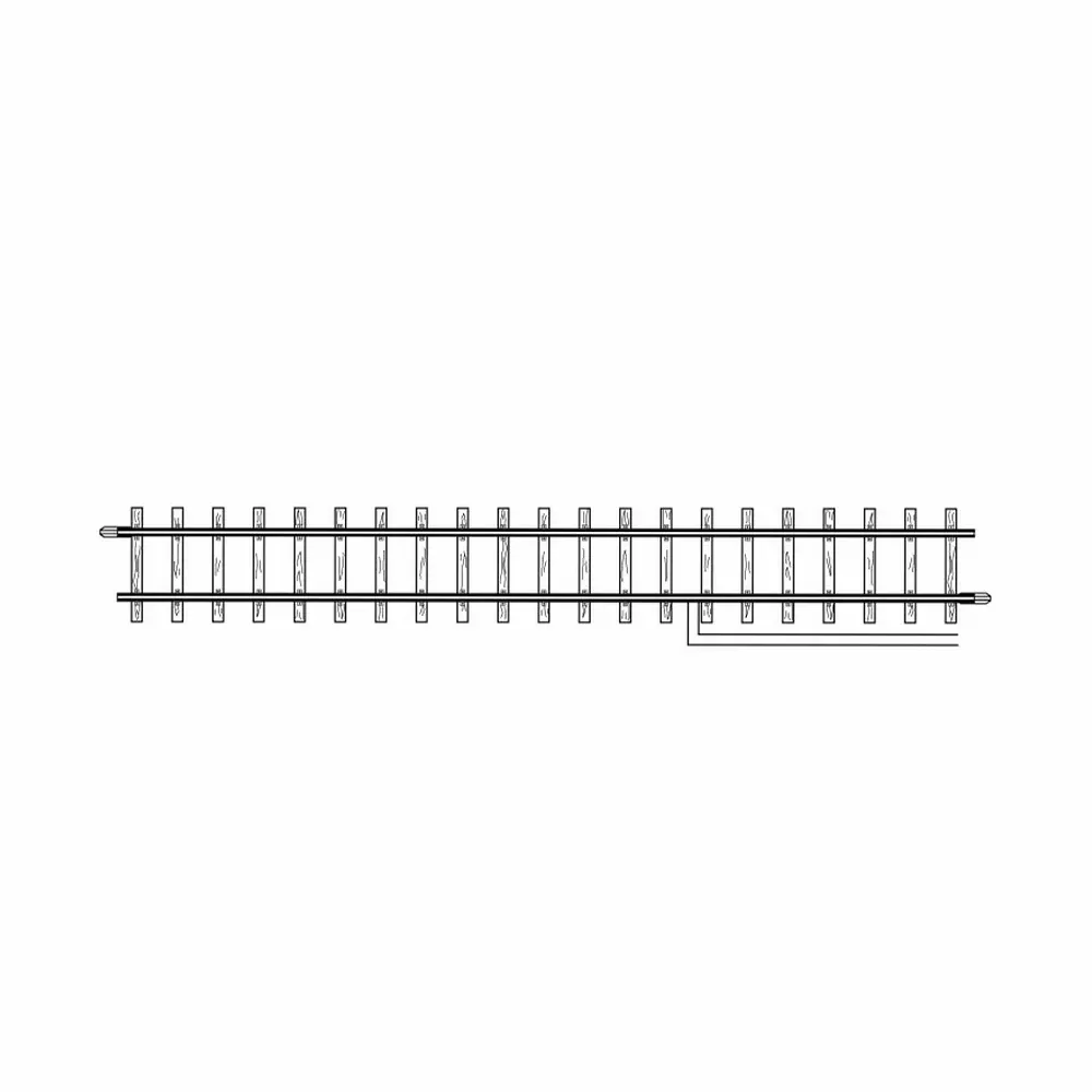 Rail droit d'alimentation 162,3 mm - Bemo 4283000 - HOm 1/87 - 2R