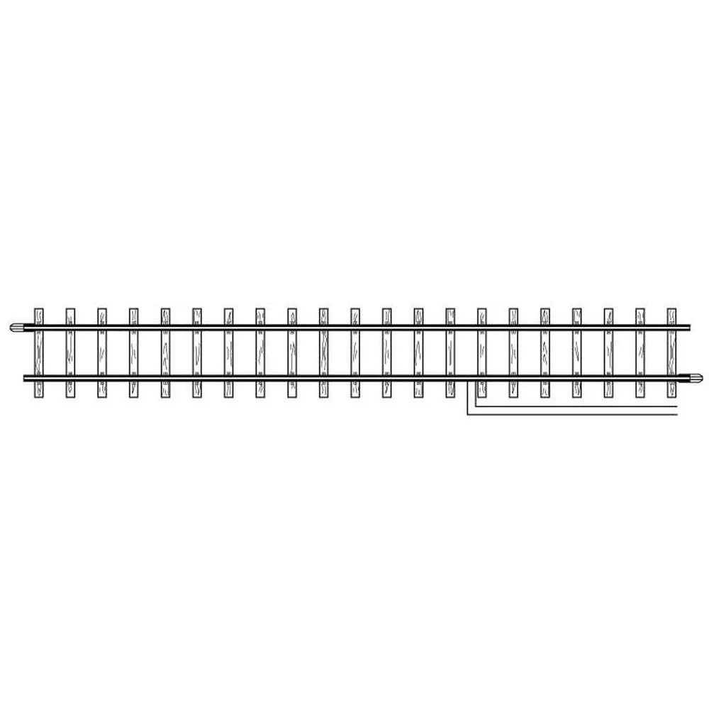 Rail droit d'alimentation longueur 162.3mm - Bemo 4283000